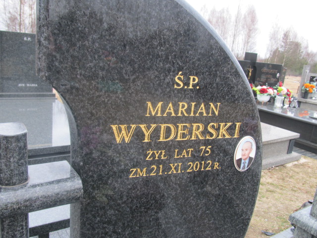 Marian Wyderski Zaborowice - Grobonet - Wyszukiwarka osób pochowanych